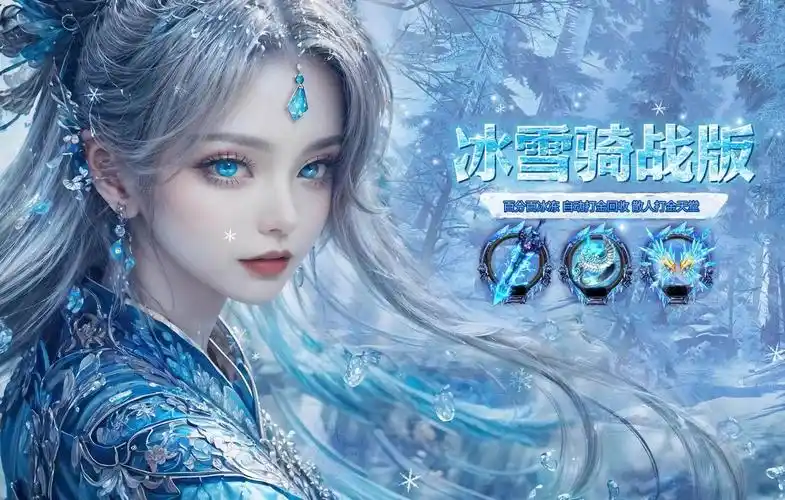 《冰雪传奇骑战版》：无战力碾压，还原2003年传奇骑战玩法核心体验(图1)